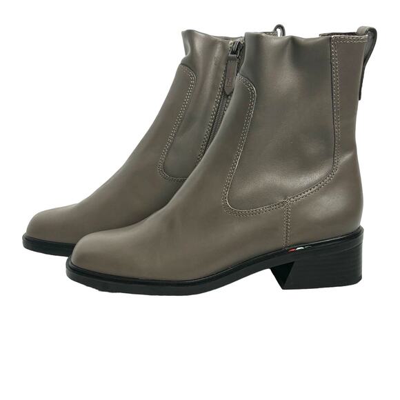 Franco Sarto Gracelyn Leather Square Toe Zip Ankle Boot Size 9.5 Wide NEW - Picture 10 of 10